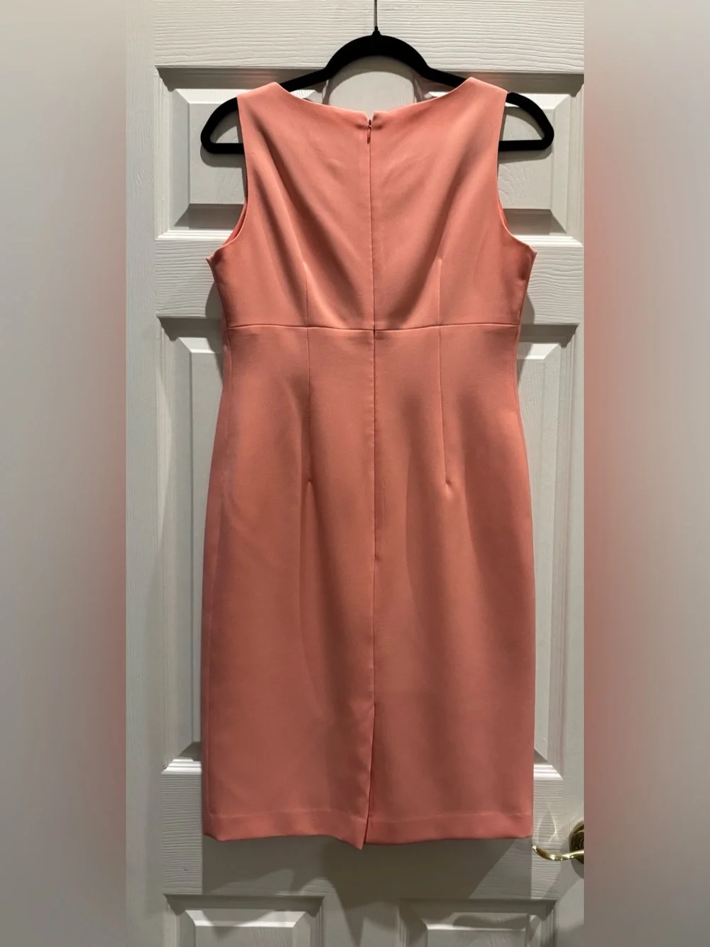 Evan Picone: Black Label: Women’s: Sleeveless Coral Shift Dress Size 4 - Picture 5 of 14